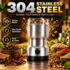 🏠Home Find | Electric Grain & Spice Grinder with Stainless Steel Chamber