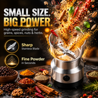 🏠Home Find | Electric Grain & Spice Grinder with Stainless Steel Chamber